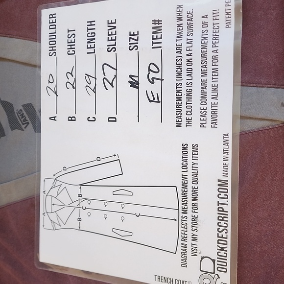 Size M Vans burgundy and gray cardigan. E90 - Picture 7 of 8